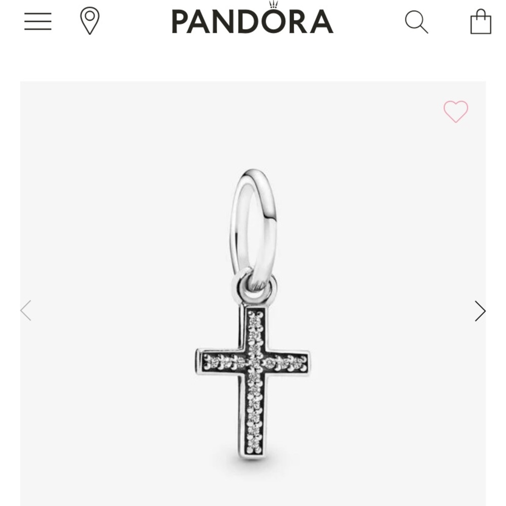 Pandora Cross charm